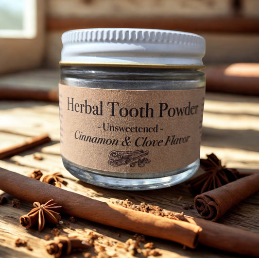 Herbal Tooth Powder - Cinnamon & Clove Flavor