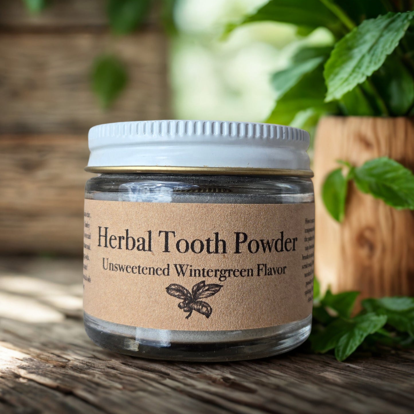 Herbal Tooth Powder - Wintergreen Flavor
