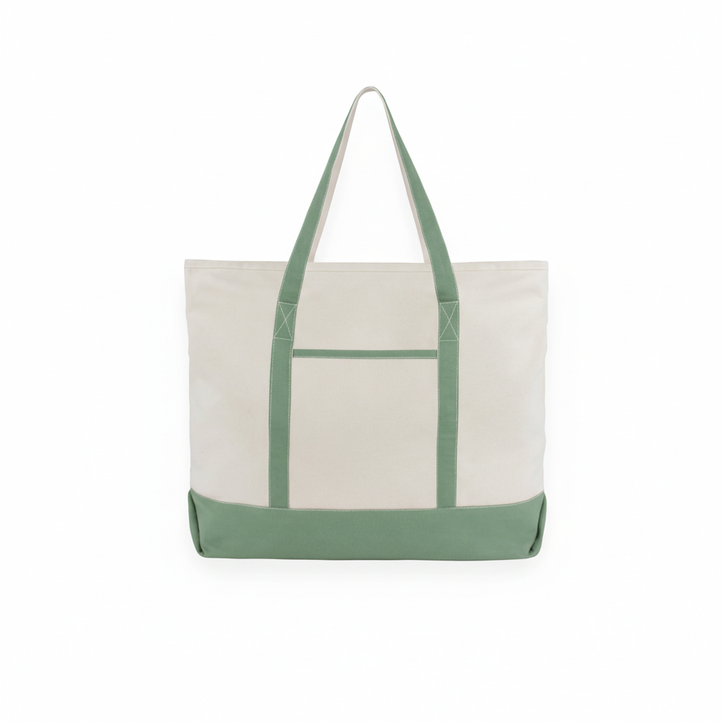 Extra Large Organic Cotton Canvas Tote