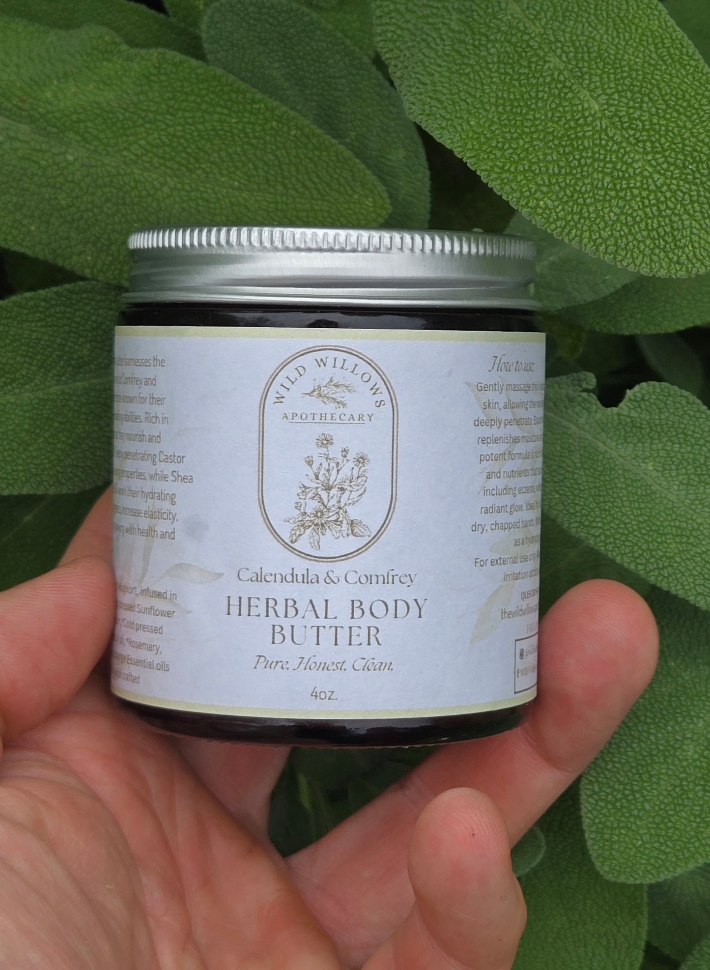 Herbal Body Butter - Calendula & Comfrey