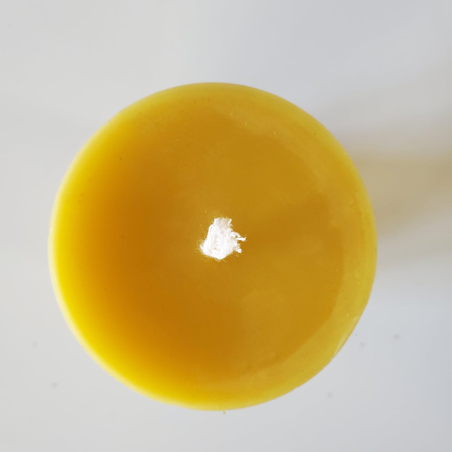 Natural Beeswax Pillar Candles -3-Inch Wide