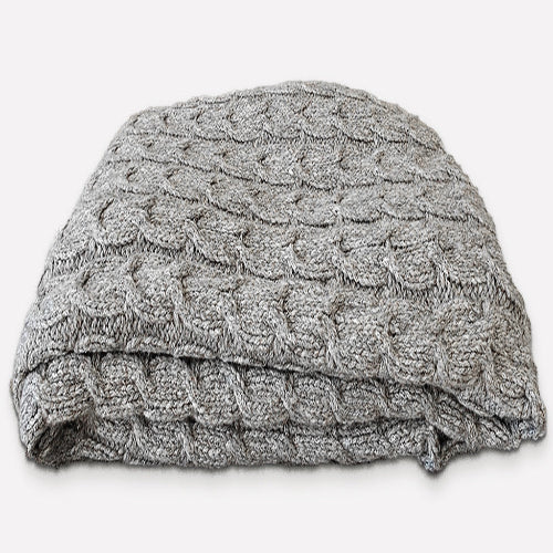 Handloomed Peruvian Pima Cotton & Baby Alpaca Throw Blanket -Graphite
