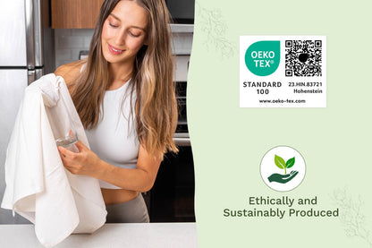 Organic Cotton Flour Sack Kitchen Towels