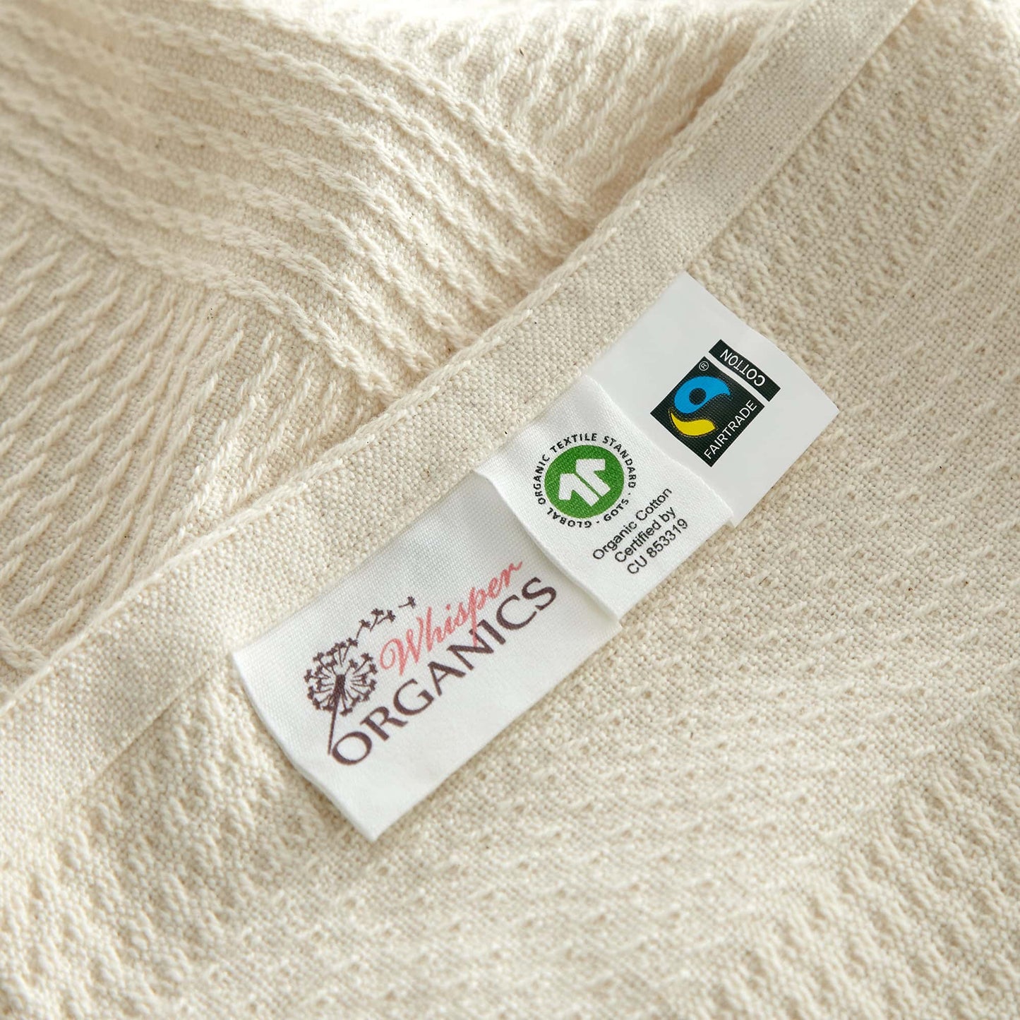 Organic Cotton Throw Blanket with Tassels