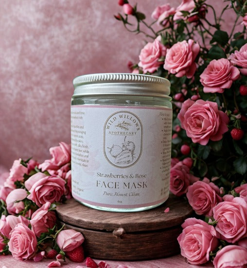 Strawberry & Rose Face Mask