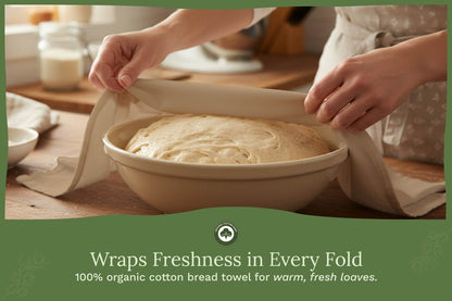 Organic Cotton Flour Sack Kitchen Towels
