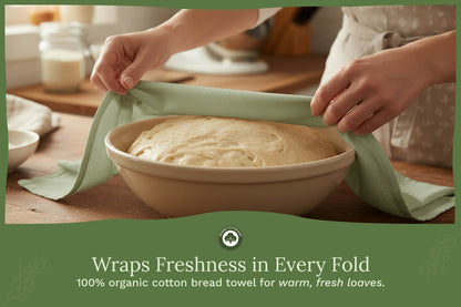 Organic Cotton Flour Sack Kitchen Towels