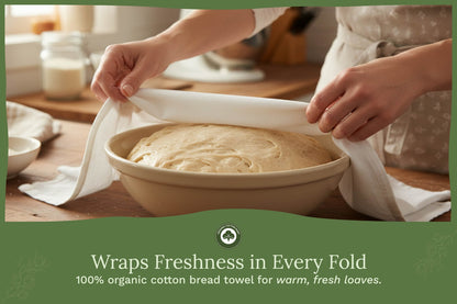 Organic Cotton Flour Sack Kitchen Towels