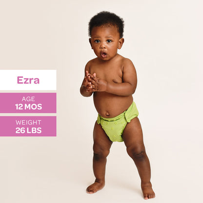 Organic Cotton Cloth Diapers -One Size