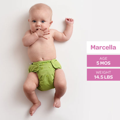 Organic Cotton Cloth Diapers -One Size