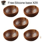 Natural Coconut Bowl Set with Wooden Spoons