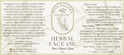 Herbal Face Oil 4 oz.