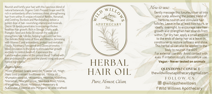 Herbal Hair Oil 2 oz