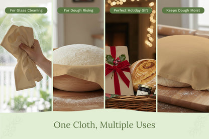Organic Cotton Flour Sack Kitchen Towels