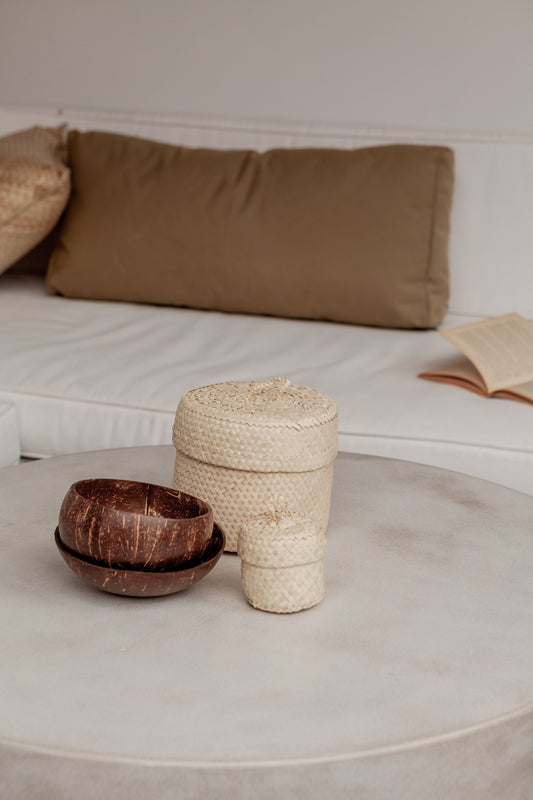 Blonde Small Storage Basket Set