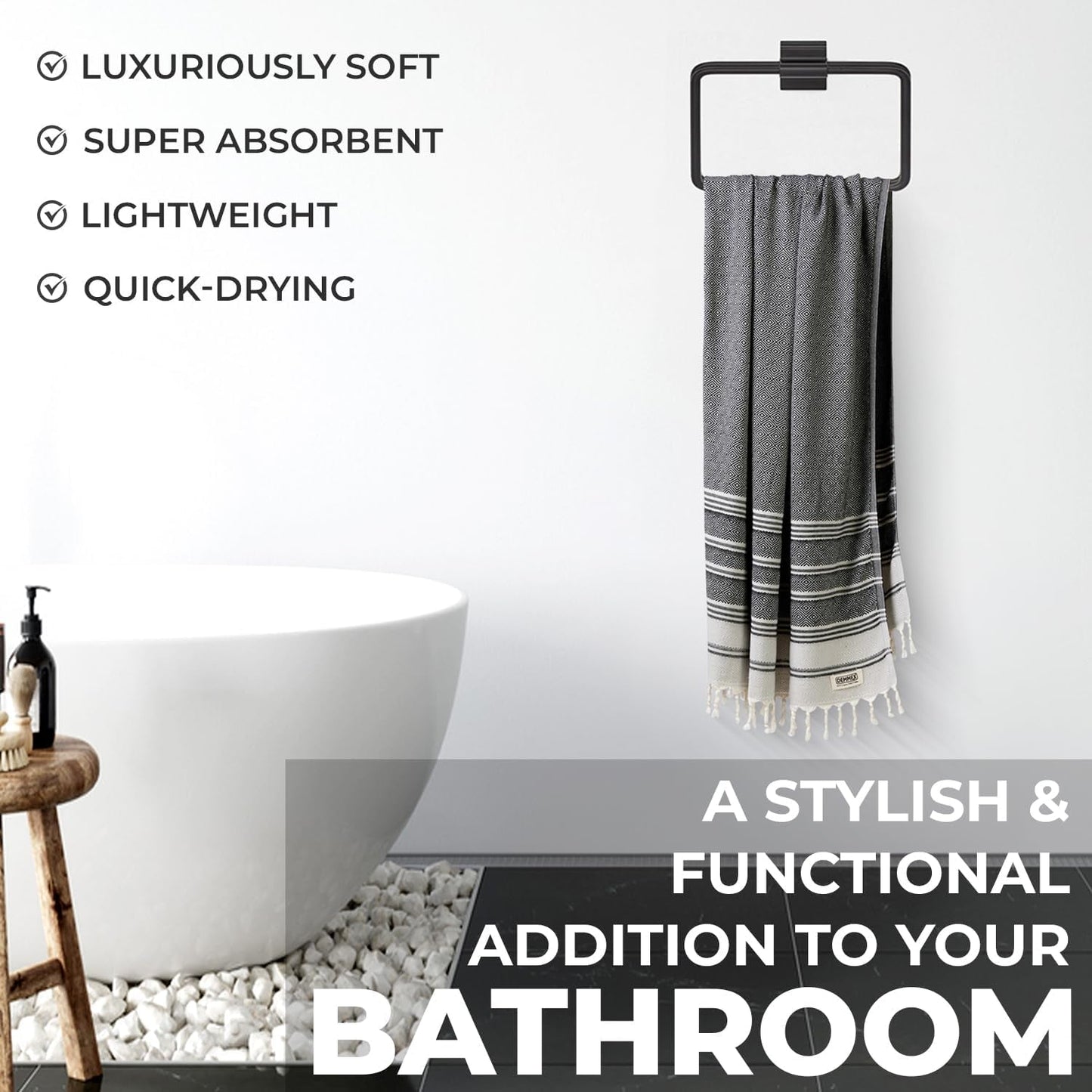 100% Organic Turkish Cotton Towels