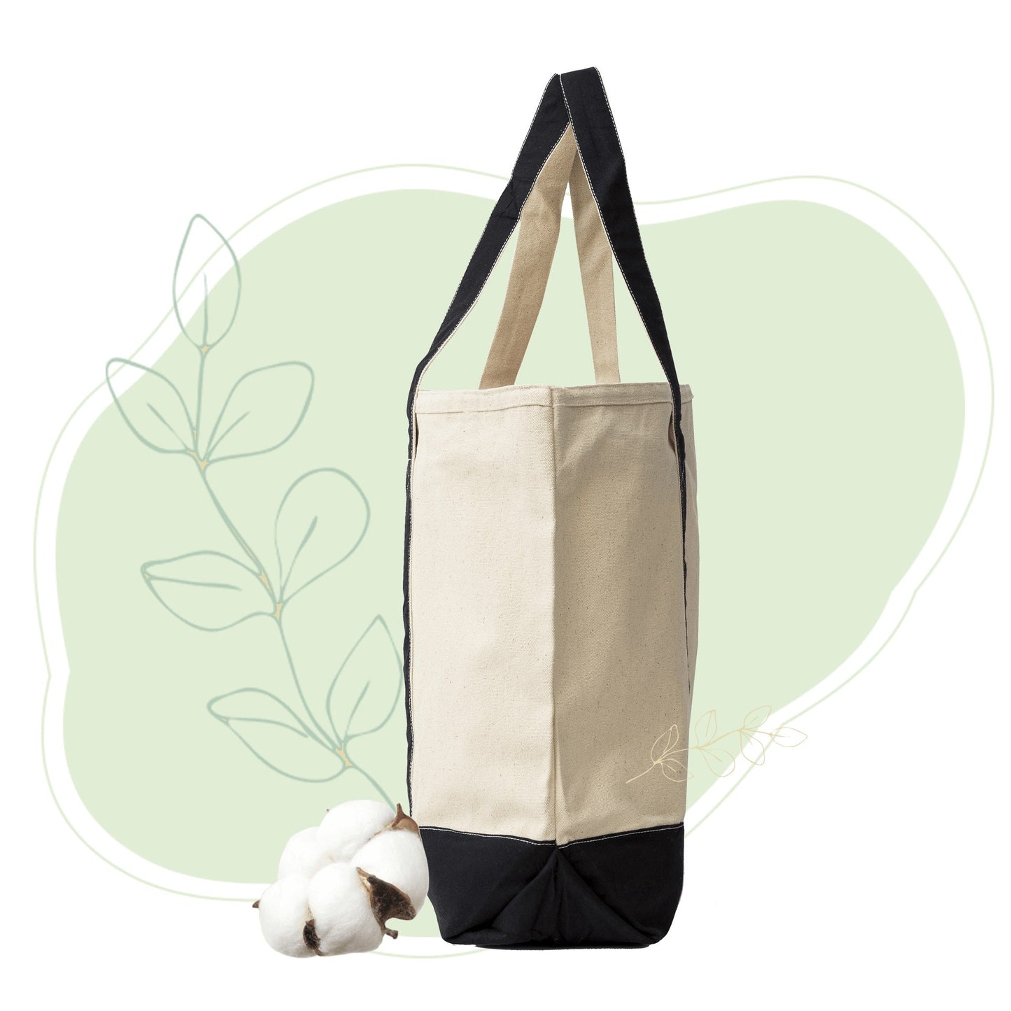 Extra Large Organic Cotton Canvas Tote