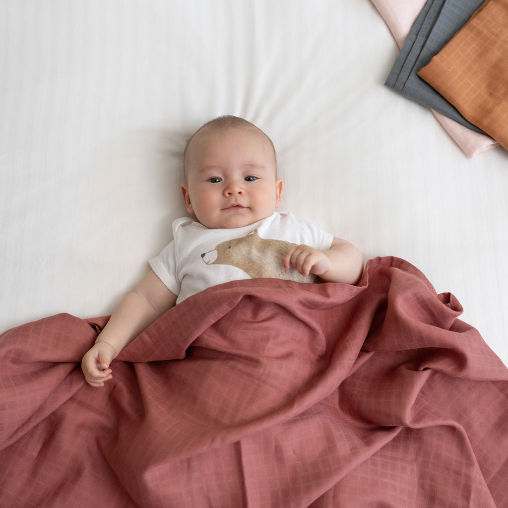Organic Muslin Swaddle Blankets