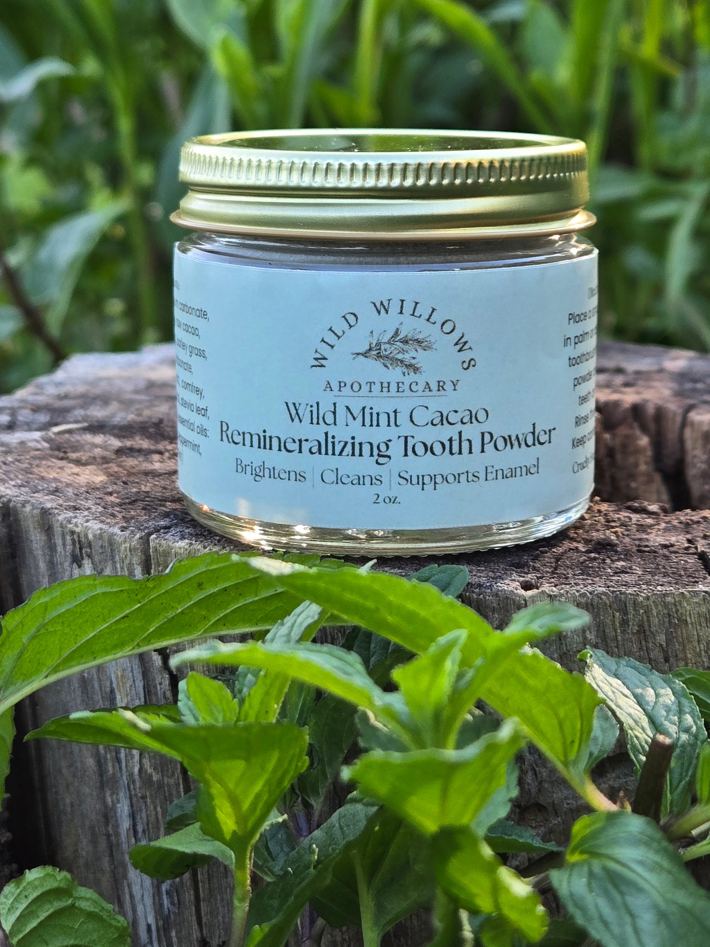 Wild Mint Cacao Tooth Powder