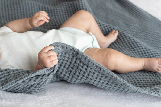 Organic Cotton Waffle Baby Blanket